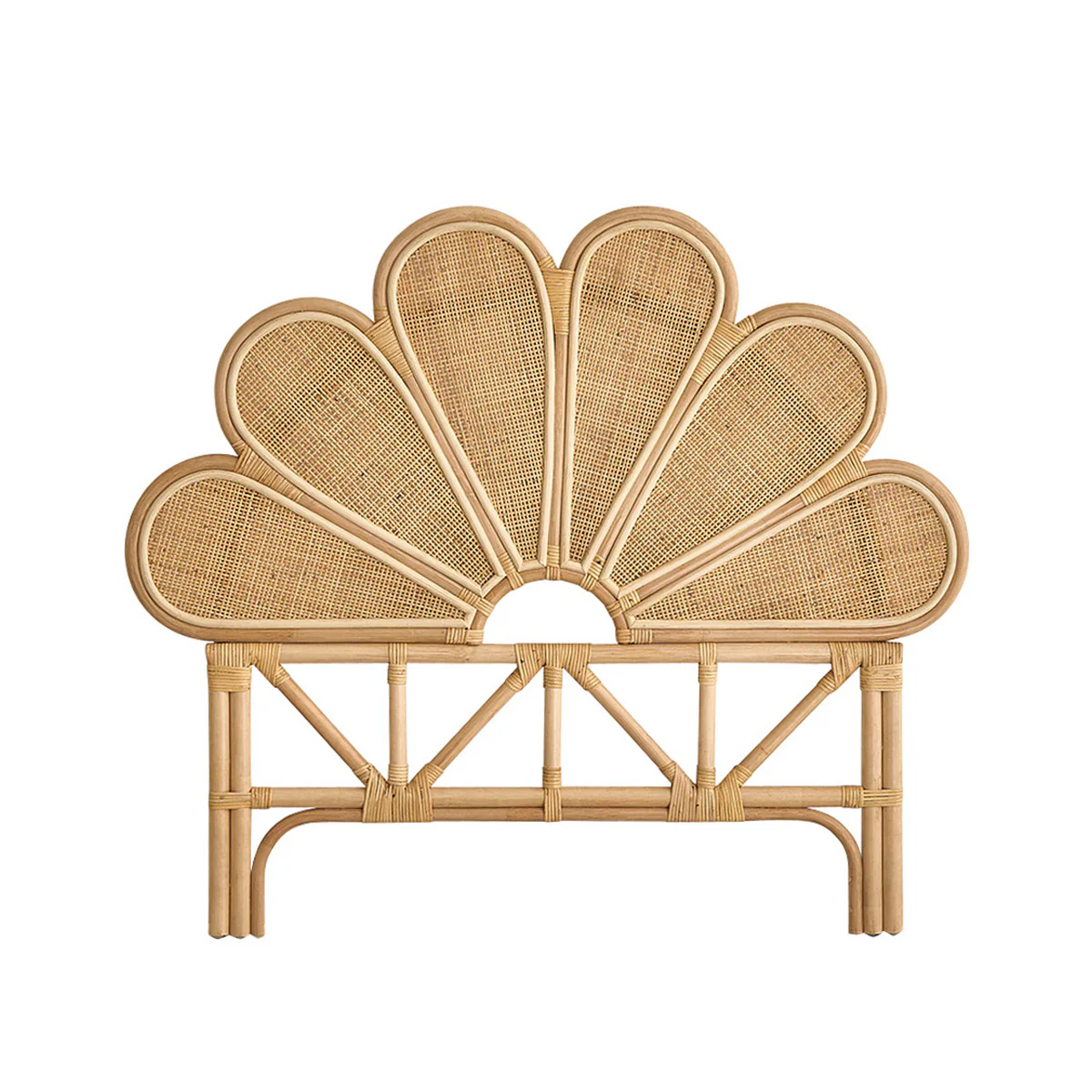 Tête de lit en rotin et cannage 90 cm - Image 2